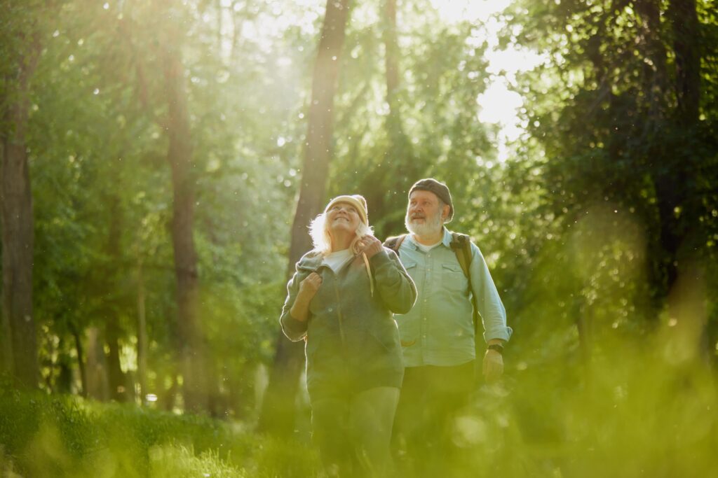 A couple in the wilderness